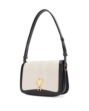 AMI Paris two-tone shoulder bag - Black - サムネイル3