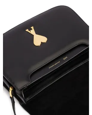 AMI Paris two-tone shoulder bag - Black - サムネイル4