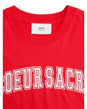 AMI Paris 刺繍ロゴ入りコットンTシャツ - サムネイル5