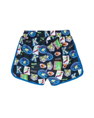 Kenzo Kids 総柄グラフィックプリントショーツ - サムネイル2
