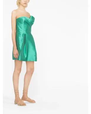 Alberta Ferretti ギャザー入りストラップレスミニドレス - サムネイル3