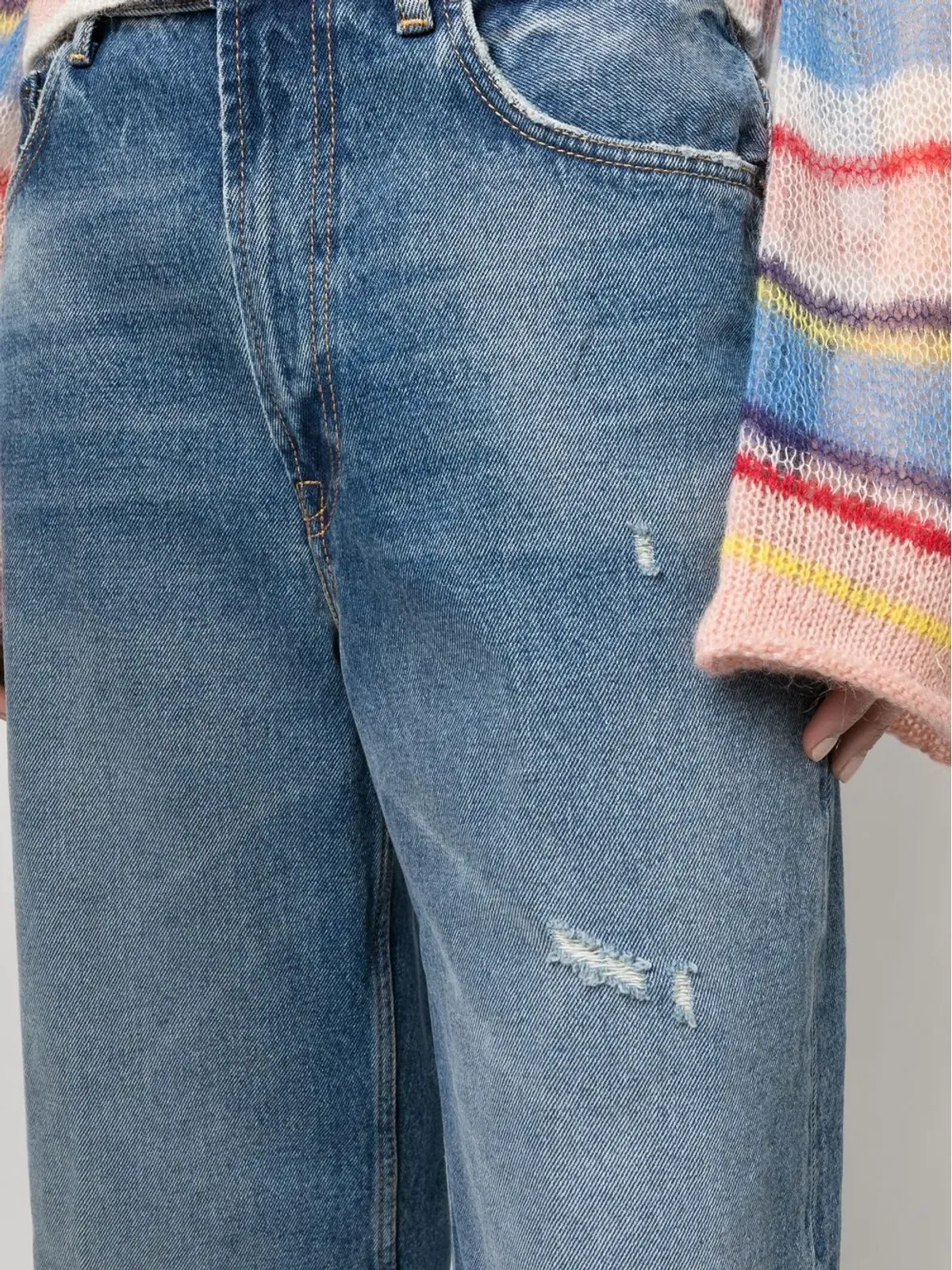 Acne Studios デニム ワイドレッグジーンズ - 画像5