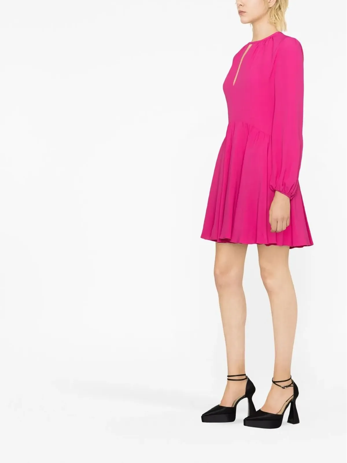 Giambattista Valli ロングスリーブミニドレス - 画像2