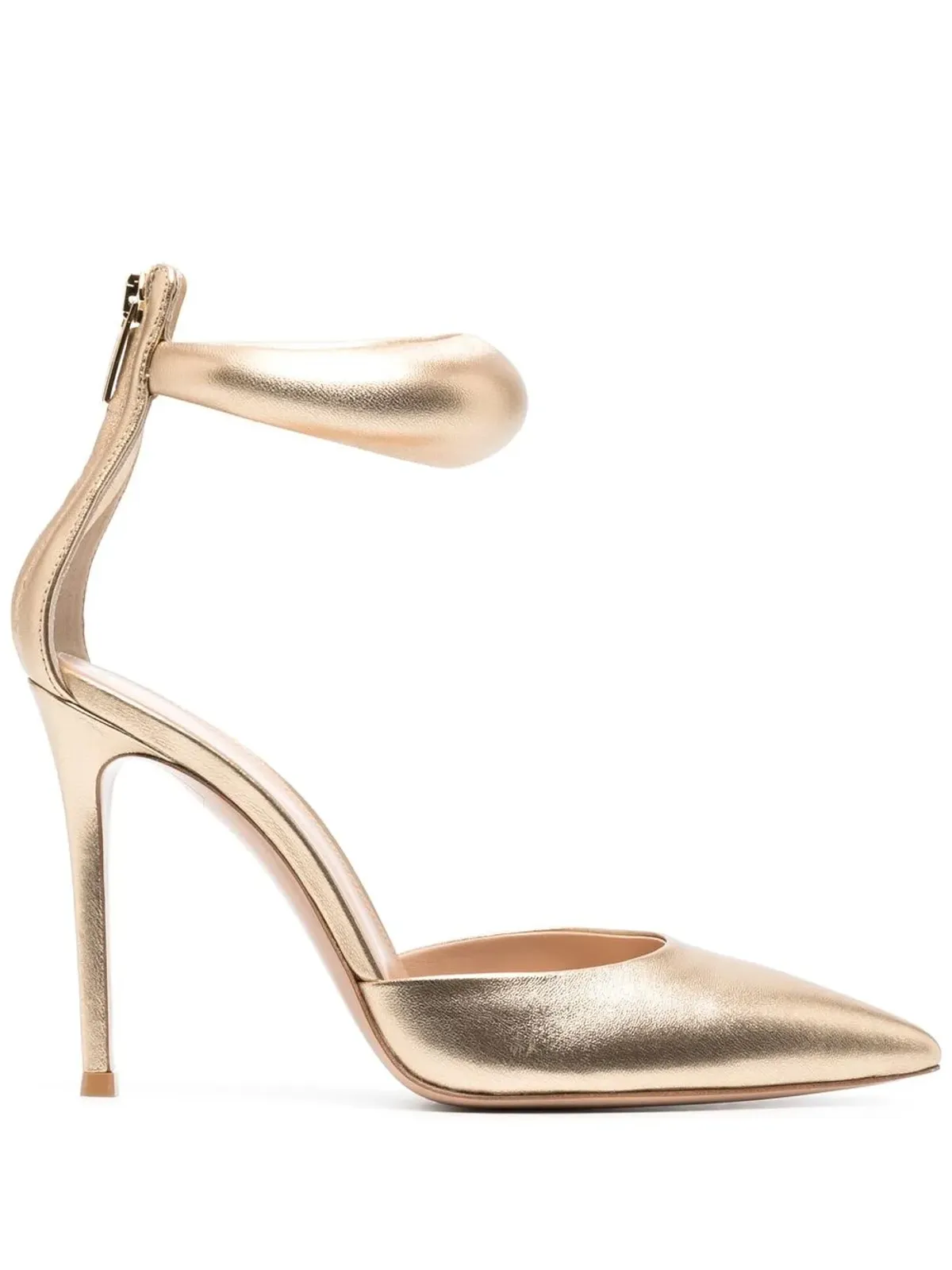 Gianvito Rossi Bijoux パッド入りストラップパンプス - 画像1