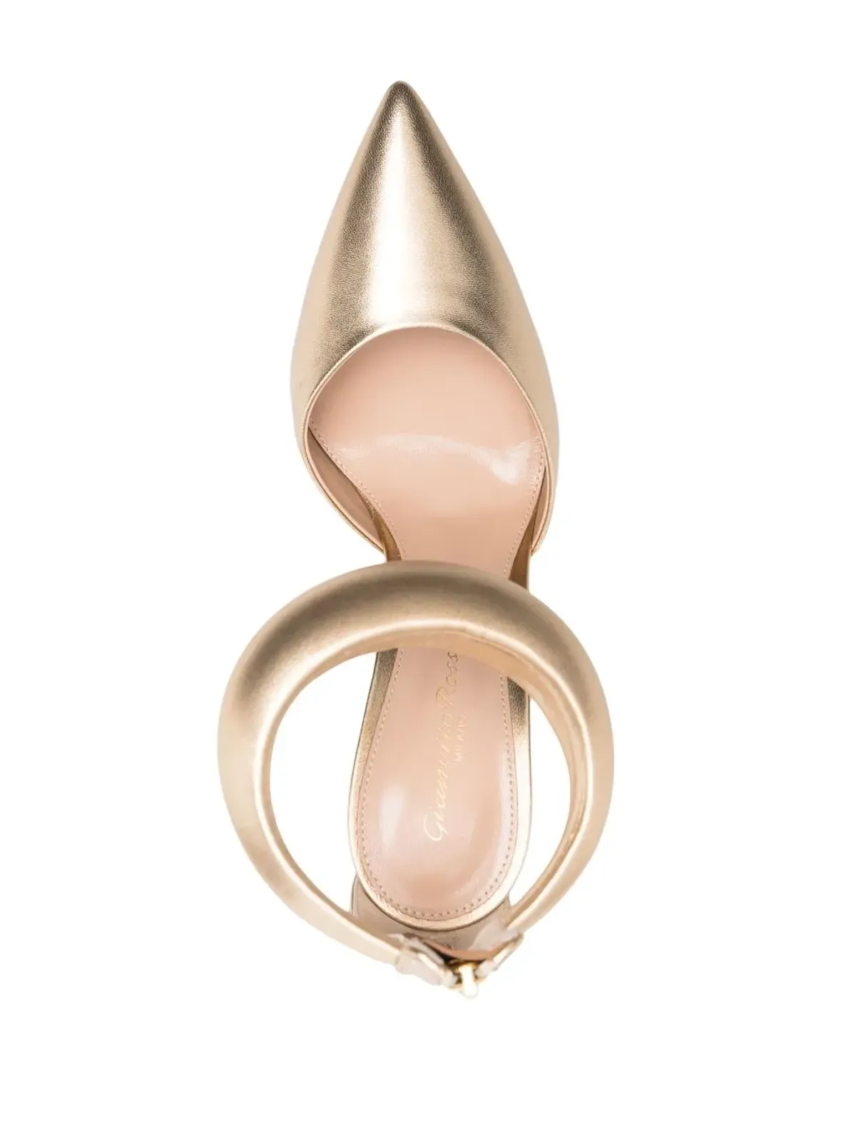 Gianvito Rossi Bijoux パッド入りストラップパンプス - 画像4