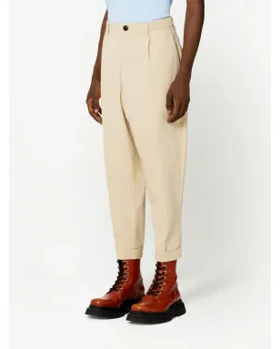 AMI Paris ドロップクロッチ クロップドパンツ - サムネイル2