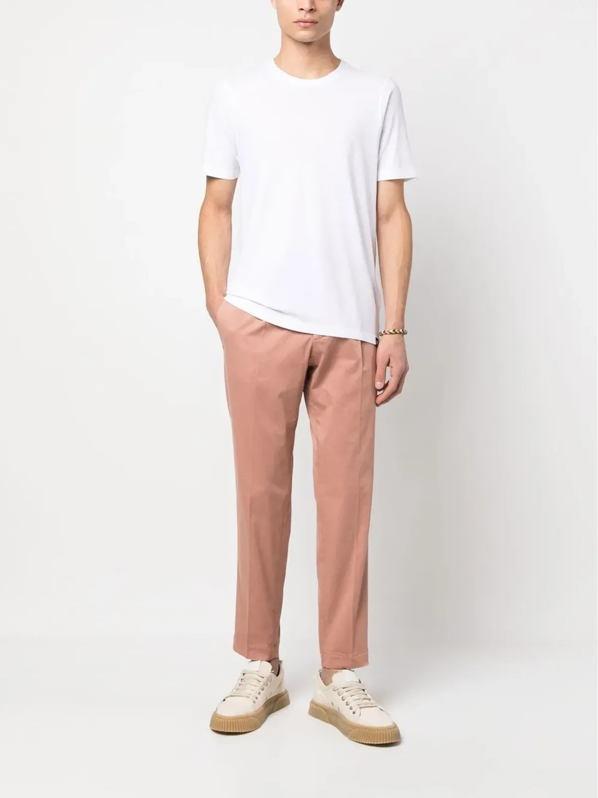 Lardini ラウンドネック半袖Tシャツ - 画像2