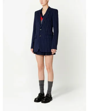 AMI Paris ストライプ柄のシングルブレストブレザー - サムネイル2