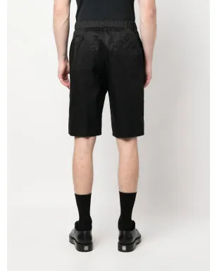 Alexander McQueen パネル切替ストレートレッグショーツ - ブラック - サムネイル4