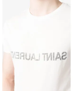 Saint Laurent リバースコットンTシャツ - サムネイル5