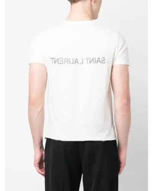 Saint Laurent リバースコットンTシャツ - サムネイル4