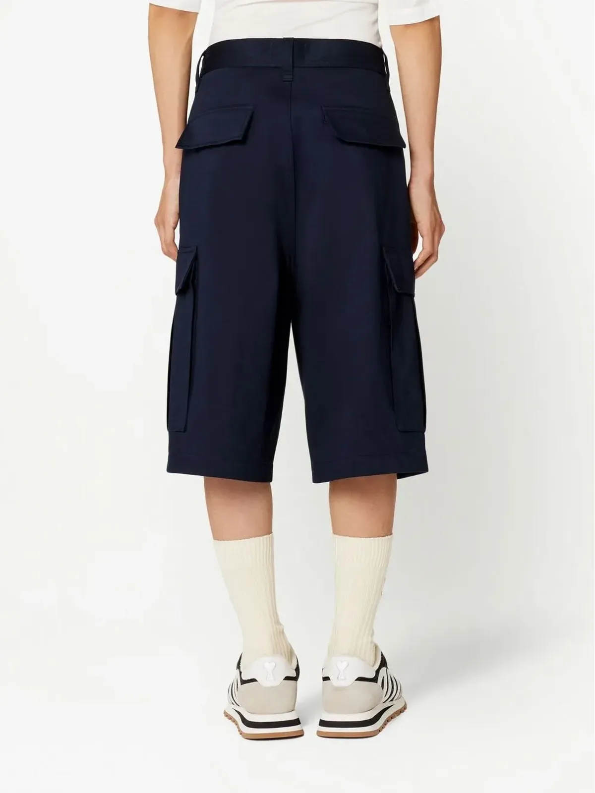 AMI Paris ストレートレッグカーゴショーツ - 画像4