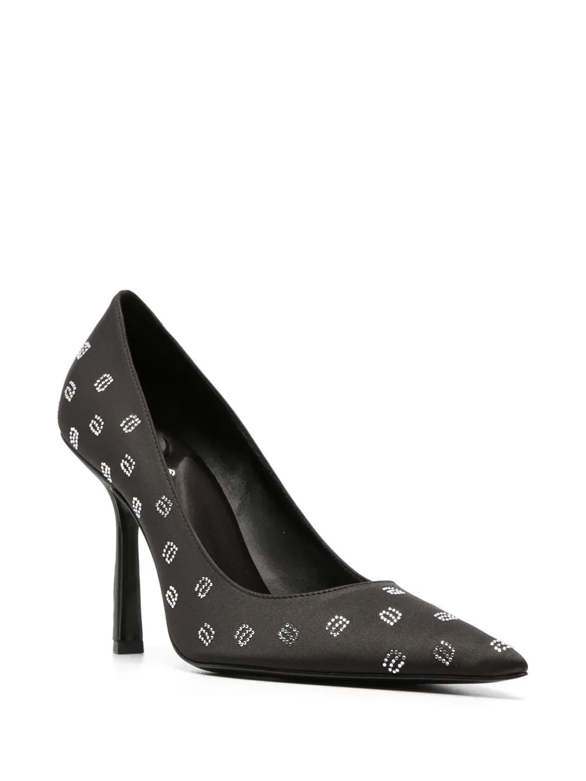 Alexander Wang monogram-embellished pumps - Black - 画像2