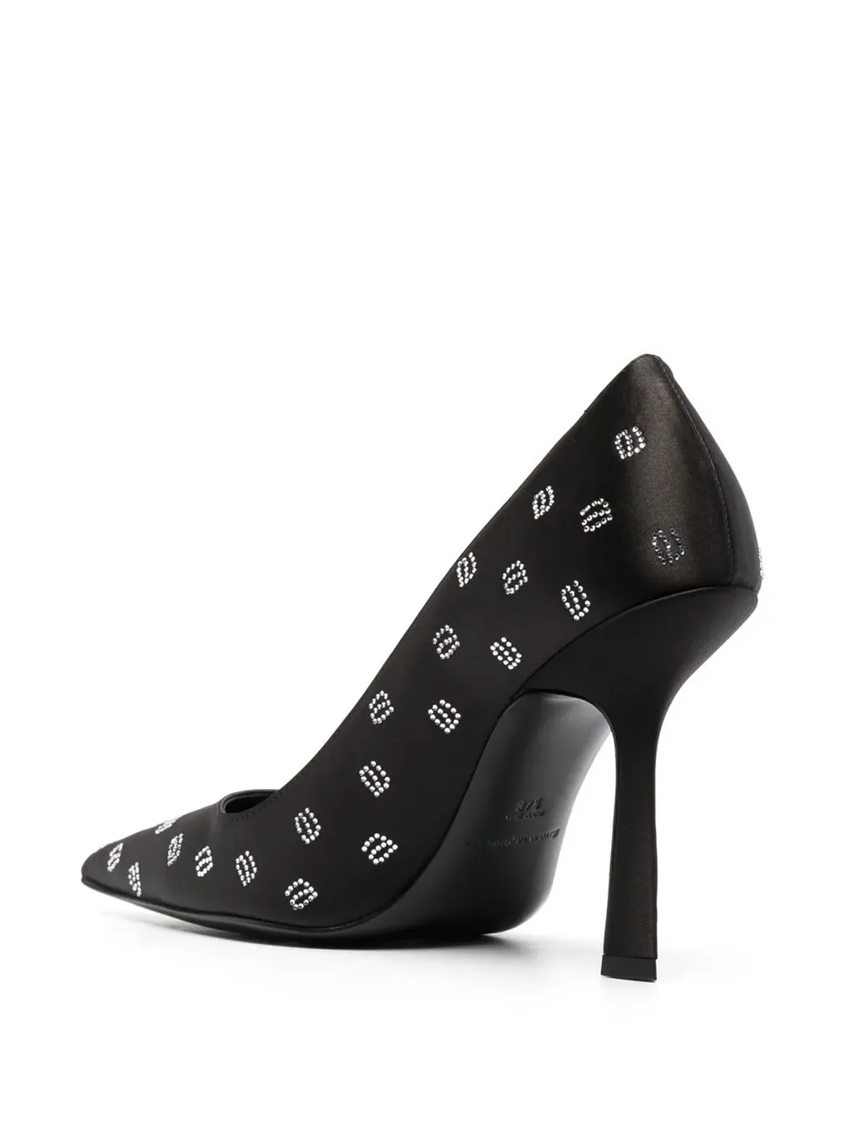 Alexander Wang monogram-embellished pumps - Black - 画像3
