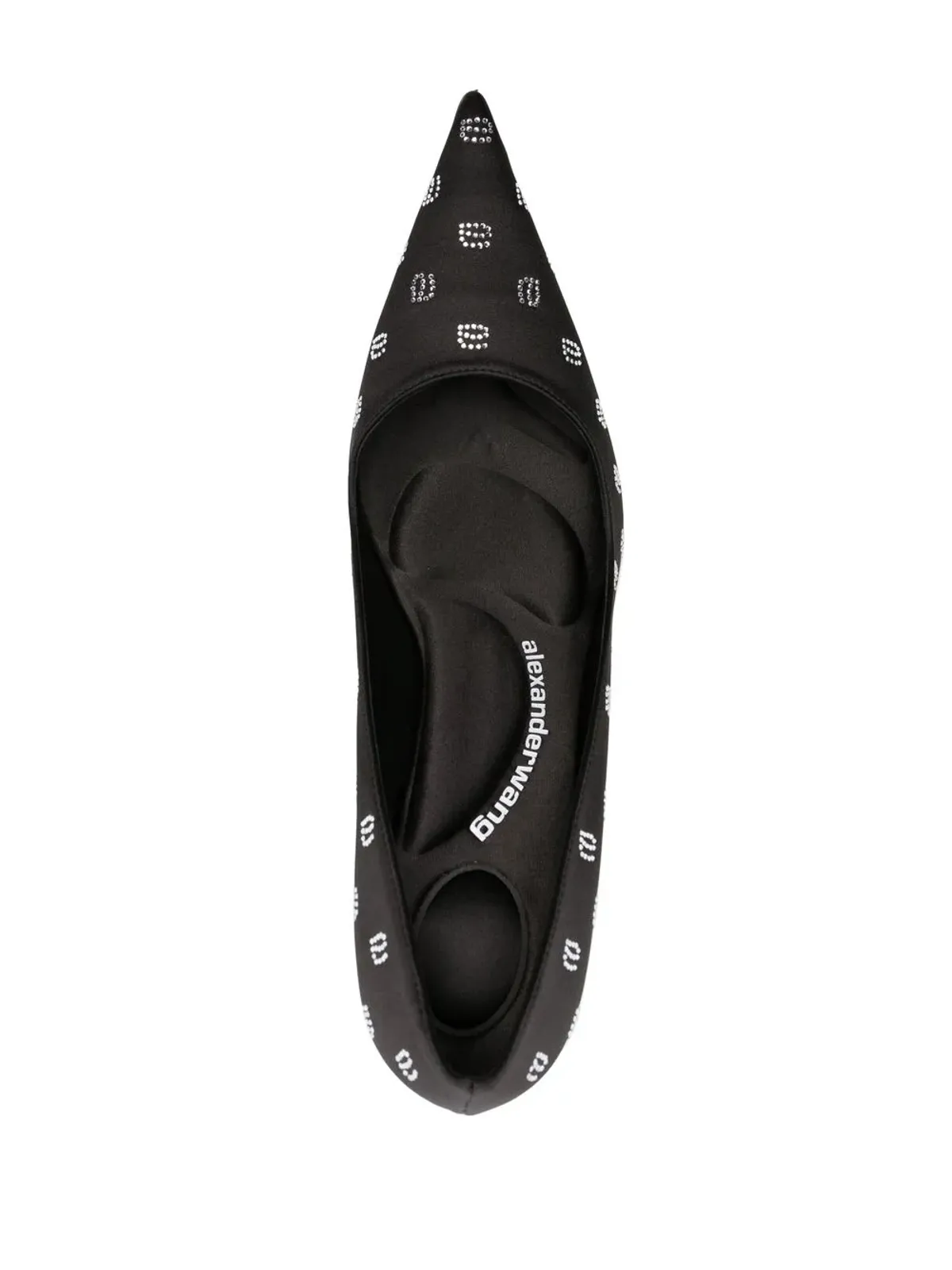 Alexander Wang monogram-embellished pumps - Black - 画像4