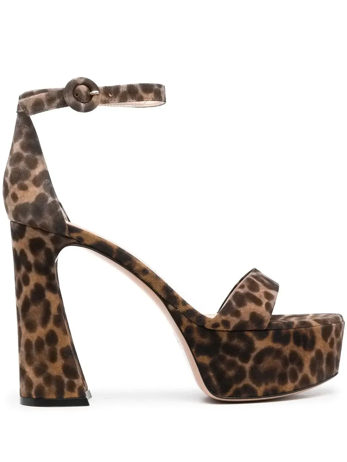 Gianvito Rossi ホリー レオパードプリント サンダル - 画像1