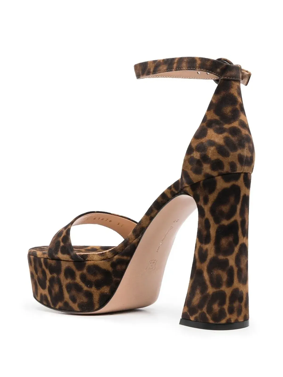 Gianvito Rossi ホリー レオパードプリント サンダル - 画像3