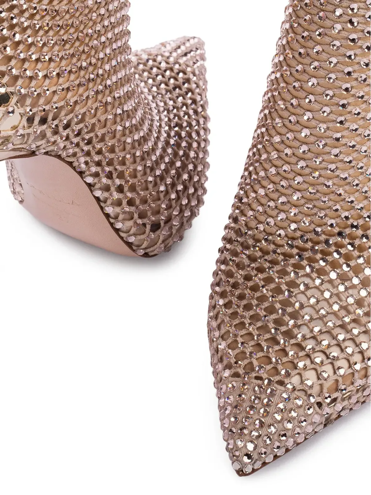 Le Silla ジルダ クリスタルエンブリッシュパンプス - 画像4