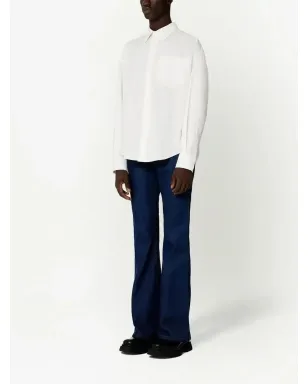 AMI Paris classic button-up shirt - White - サムネイル2