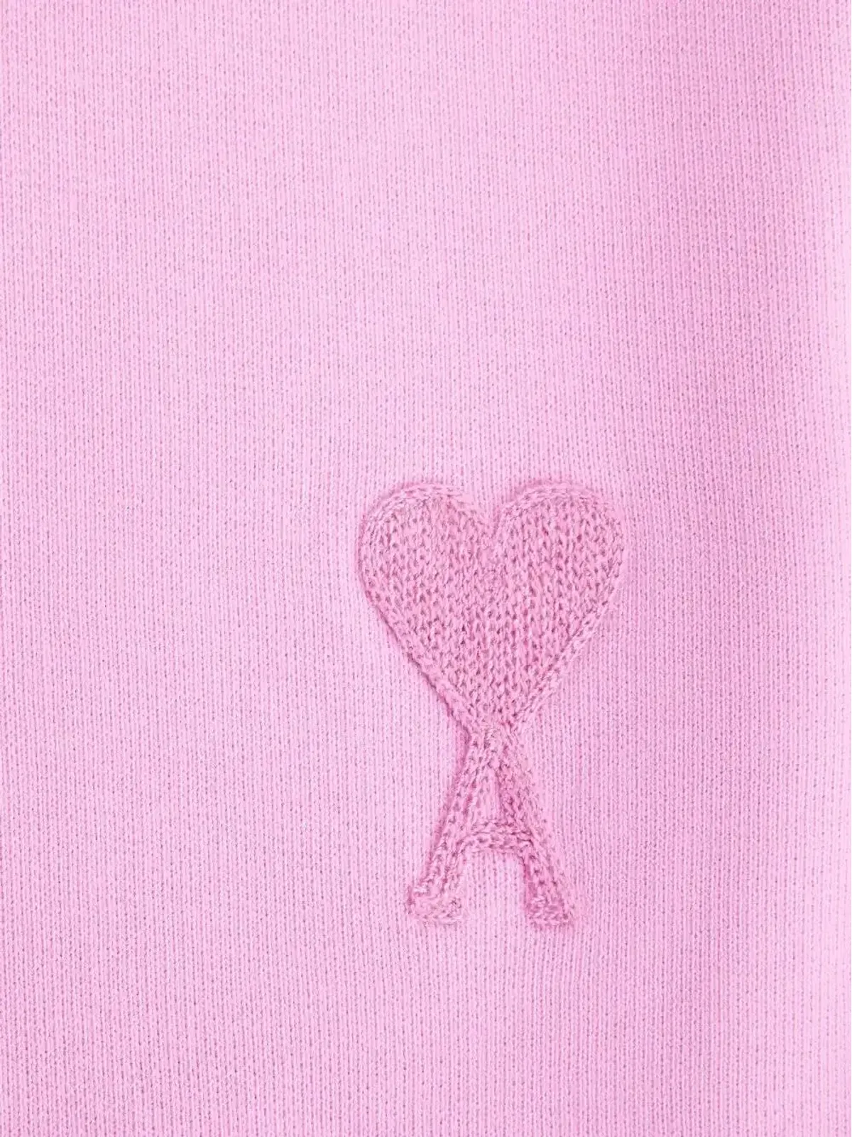 AMI Paris 刺繍ロゴ入りコットントラックパンツ - ピンク - 画像5
