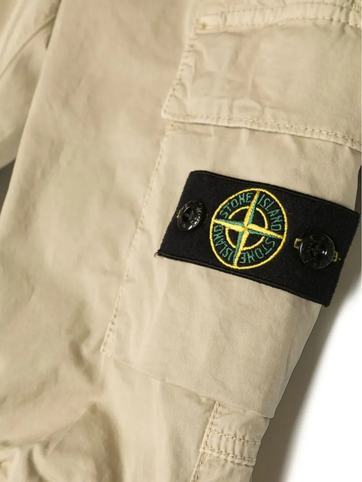 Stone Island Junior コンパスモチーフカーゴパンツ - 画像3