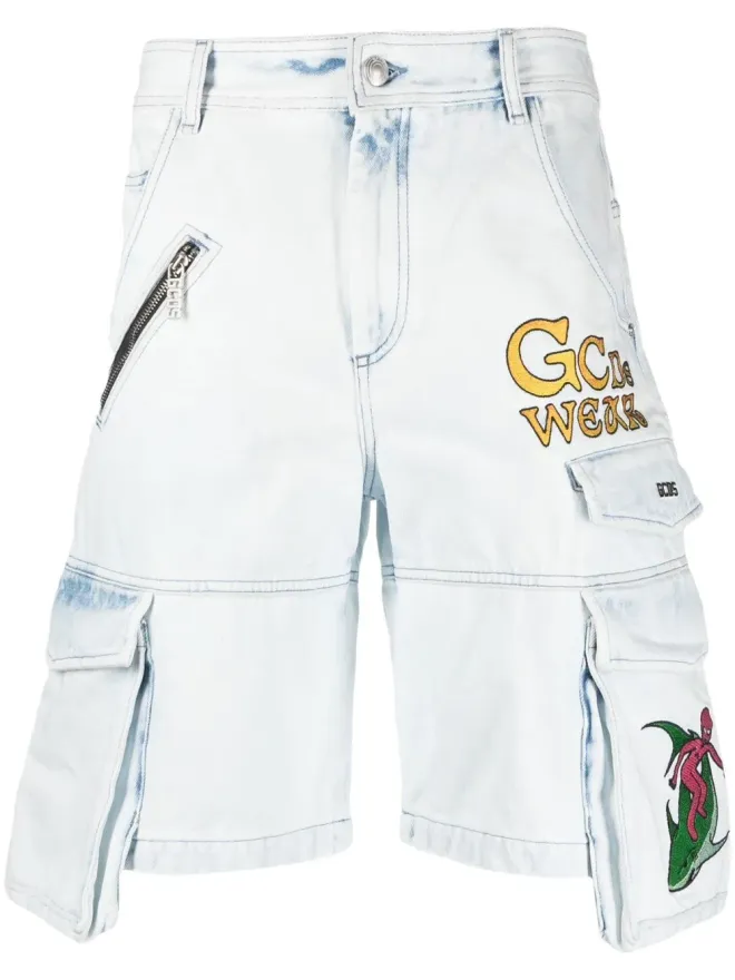 GCDS GCDS カーゴデニムショーツの商品画像