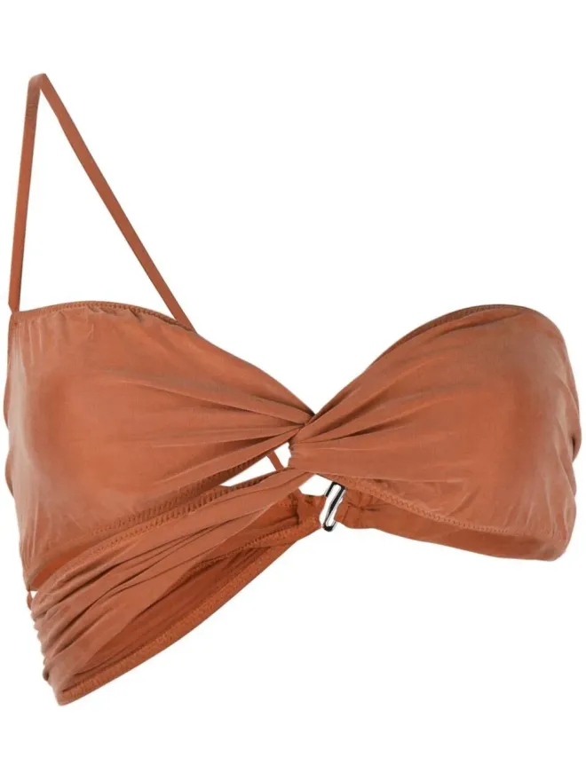 JACQUEMUS Jacquemus Le Bandeau アシンメトリックトップの商品画像