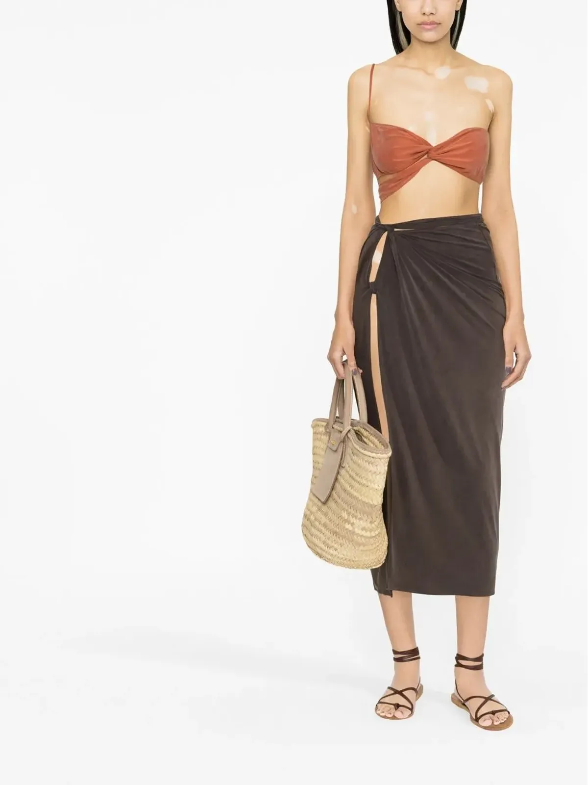 Jacquemus Le Bandeau アシンメトリックトップ - 画像2