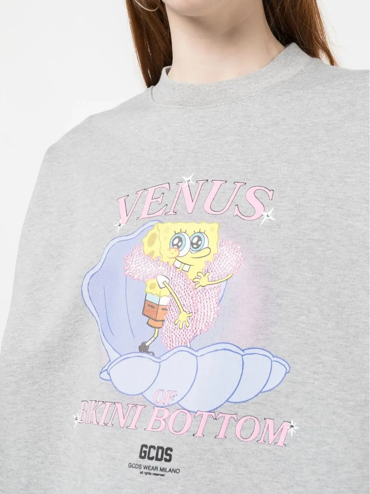 GCDS sponge bob-print sweatshirt - Grey - 画像5