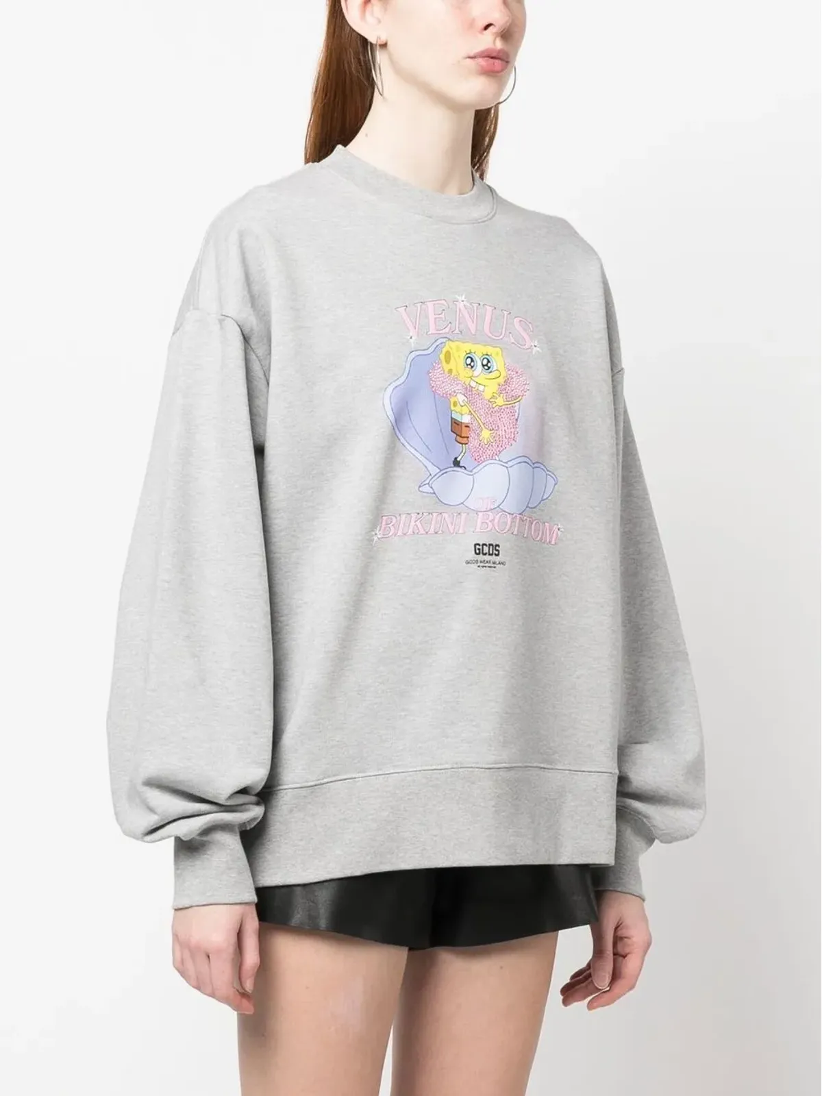 GCDS sponge bob-print sweatshirt - Grey - 画像3