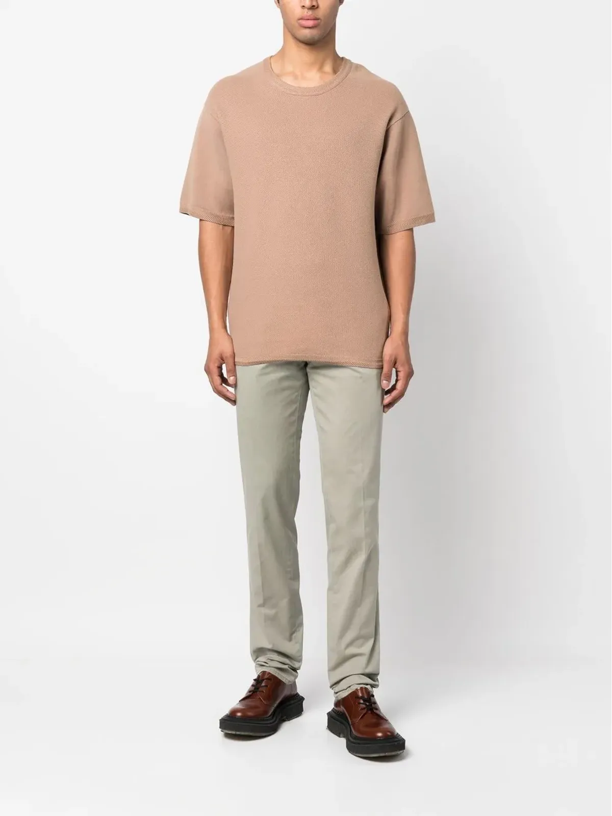 Brunello Cucinelli ミッドライズストレートパンツ - 画像2