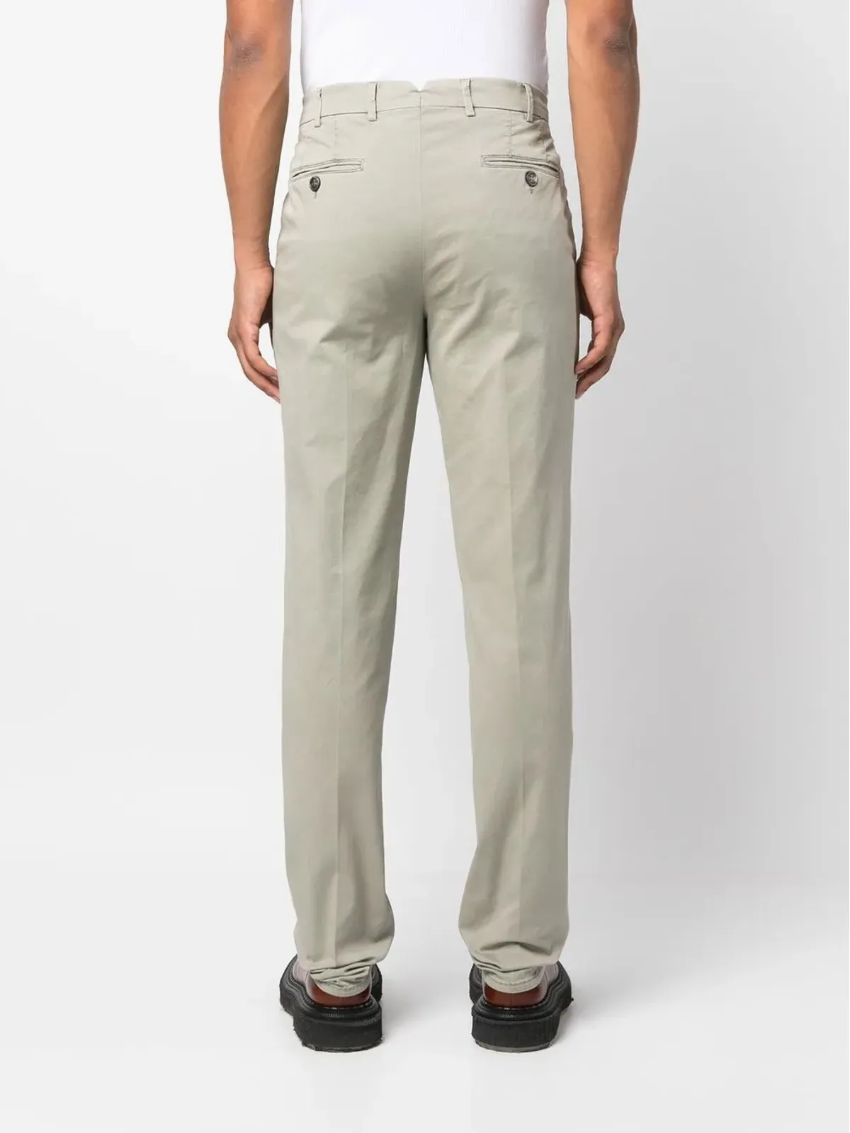 Brunello Cucinelli ミッドライズストレートパンツ - 画像4