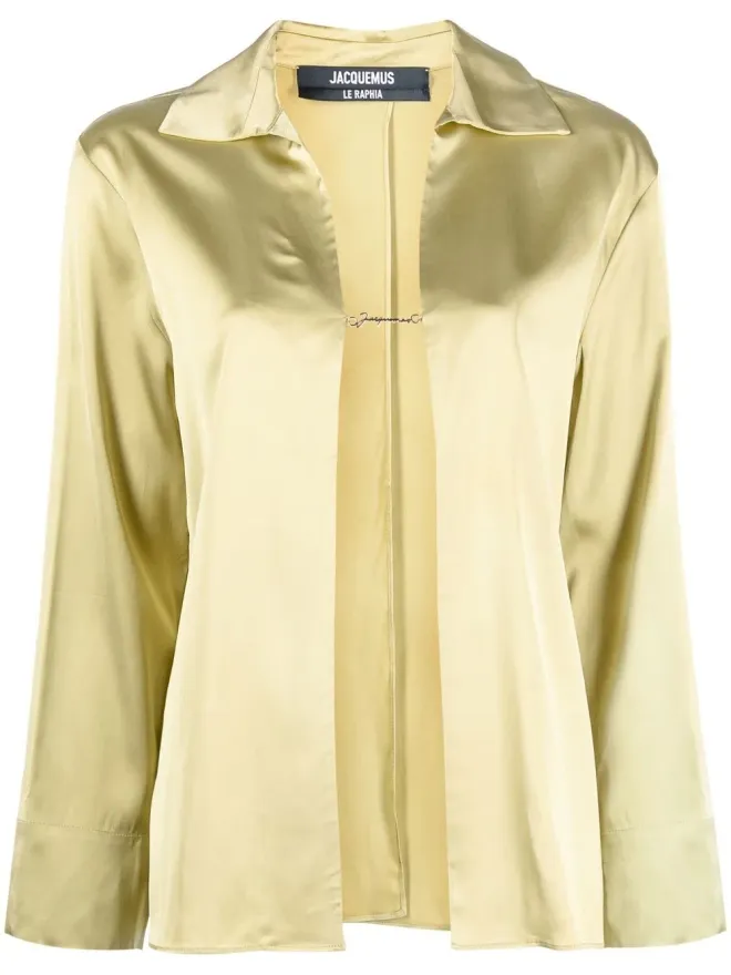 JACQUEMUS Jacquemus ロゴプレート ブラウスの商品画像