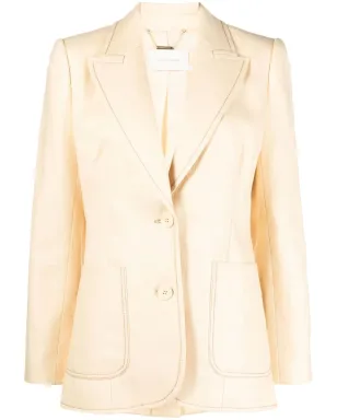 ZIMMERMANN ハイタイド タキシードブレザー ジャケット - イエロー - サムネイル1