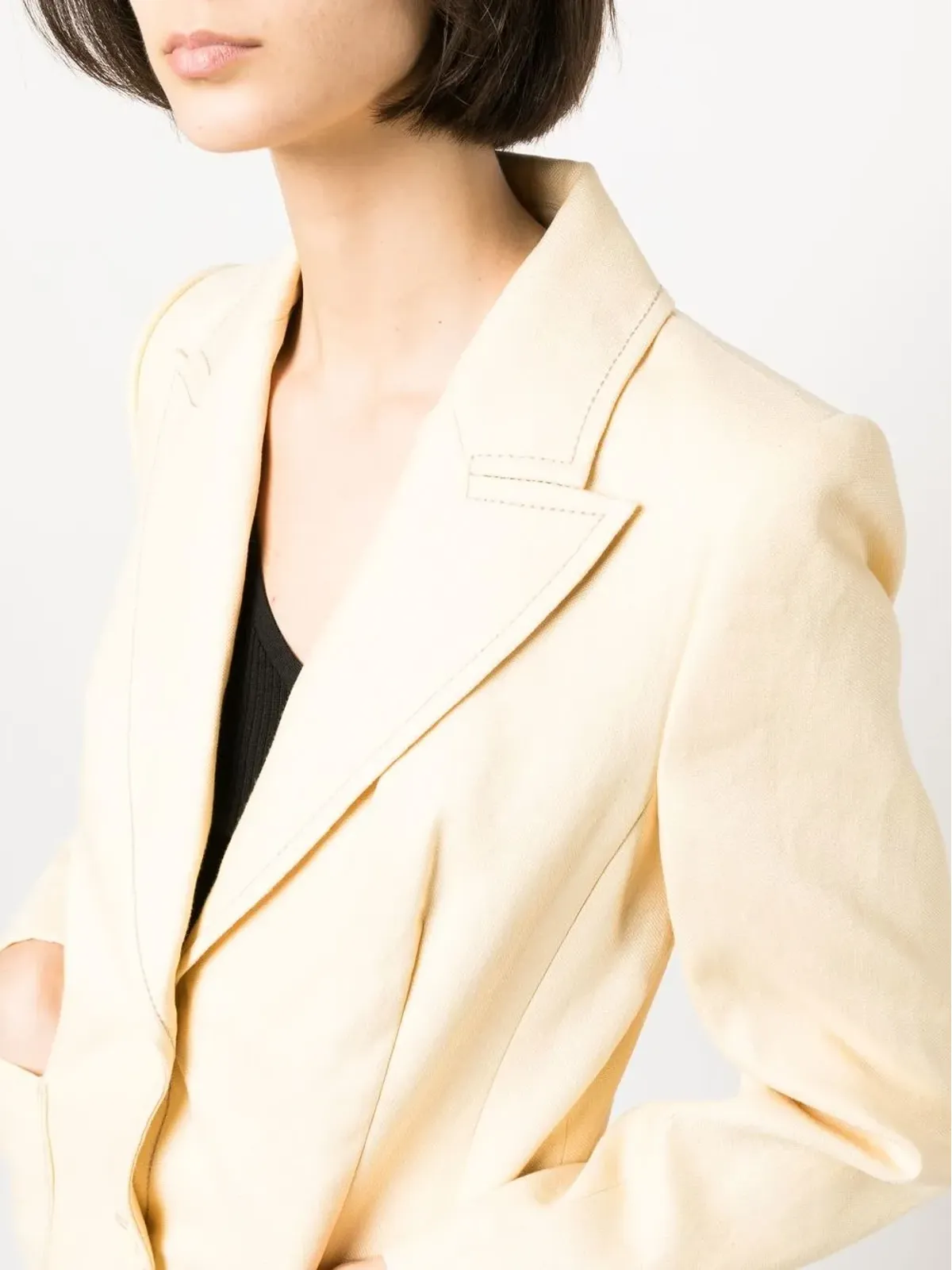 ZIMMERMANN ハイタイド タキシードブレザー ジャケット - イエロー - 画像5