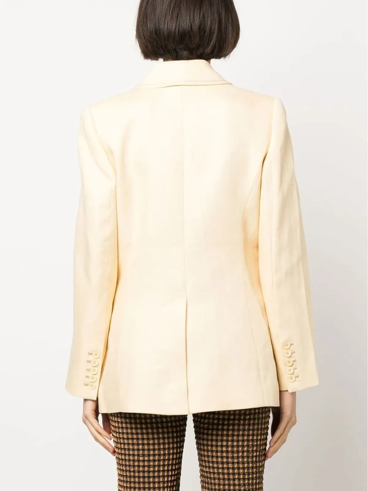 ZIMMERMANN ハイタイド タキシードブレザー ジャケット - イエロー - 画像4