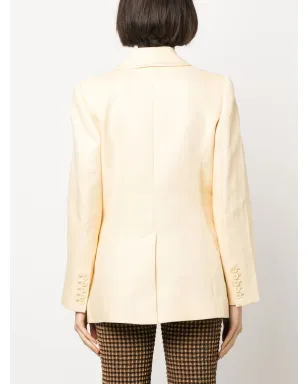 ZIMMERMANN ハイタイド タキシードブレザー ジャケット - イエロー - サムネイル4