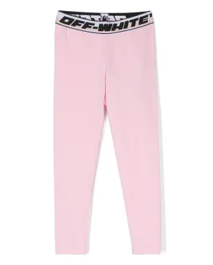 Off-White Kids ロゴ入りウエストバンド レギンス - サムネイル1
