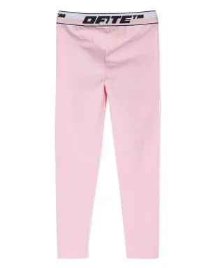 Off-White Kids ロゴ入りウエストバンド レギンス - サムネイル2