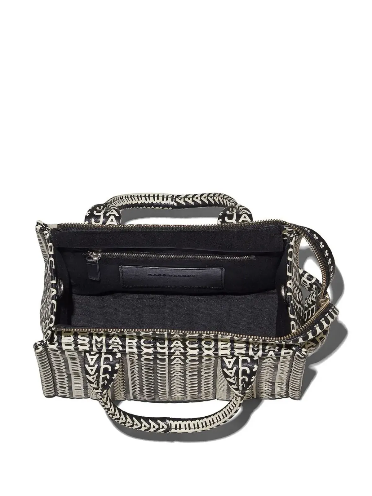 Marc Jacobs モノグラム レザー スモール トートバッグ - 画像5
