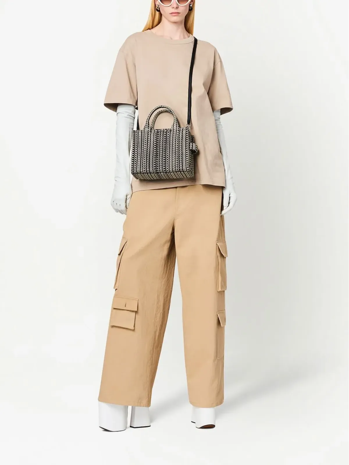 Marc Jacobs モノグラム レザー スモール トートバッグ - 画像2