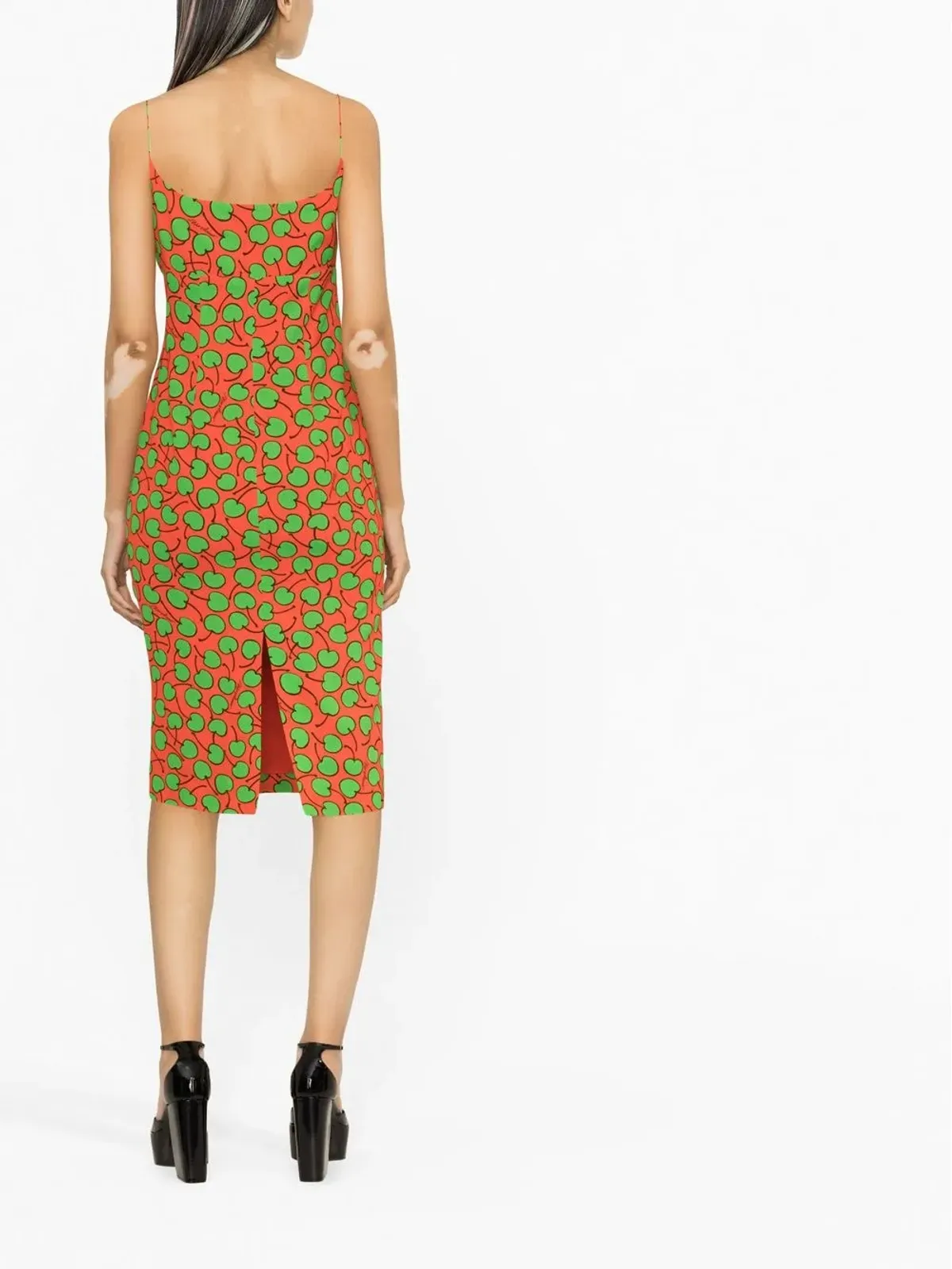 Moschino グラフィックプリント ミディドレス - レッド - 画像3