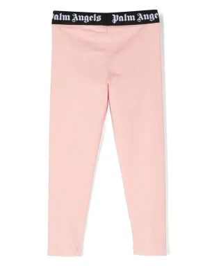 Palm Angels Kids ロゴバンドレギンス - サムネイル2