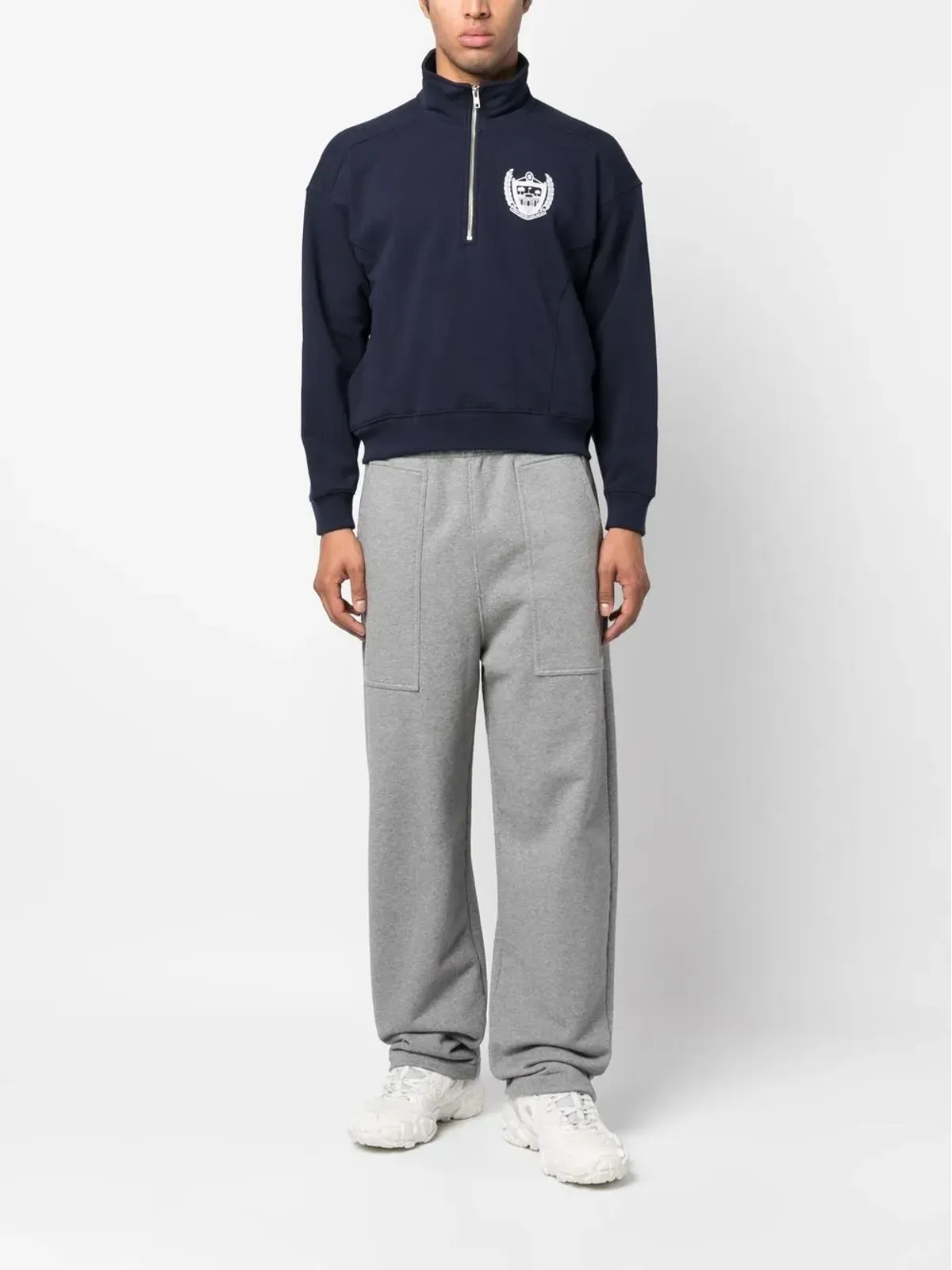 Sporty & Rich ロゴプリント ジップアップ スウェットシャツ - 画像2