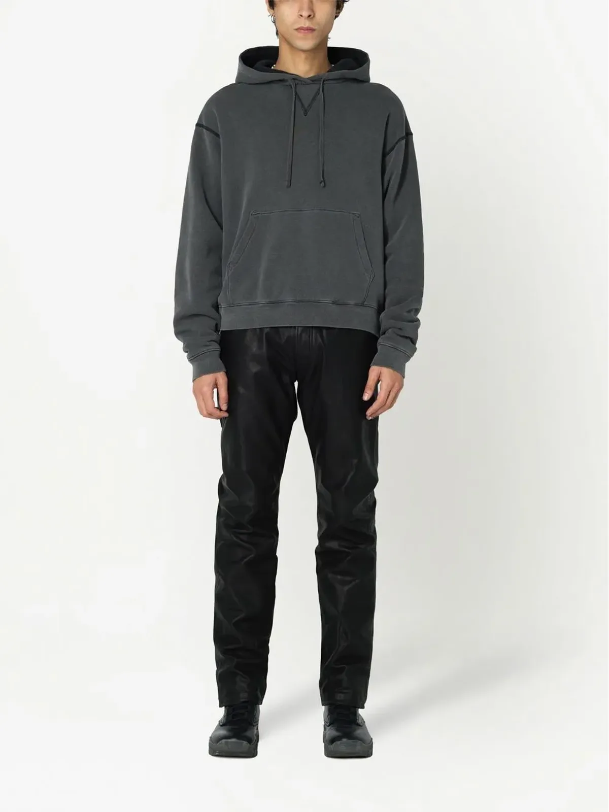 John Elliott サーマルライニング付きコットンフーディ - 画像2