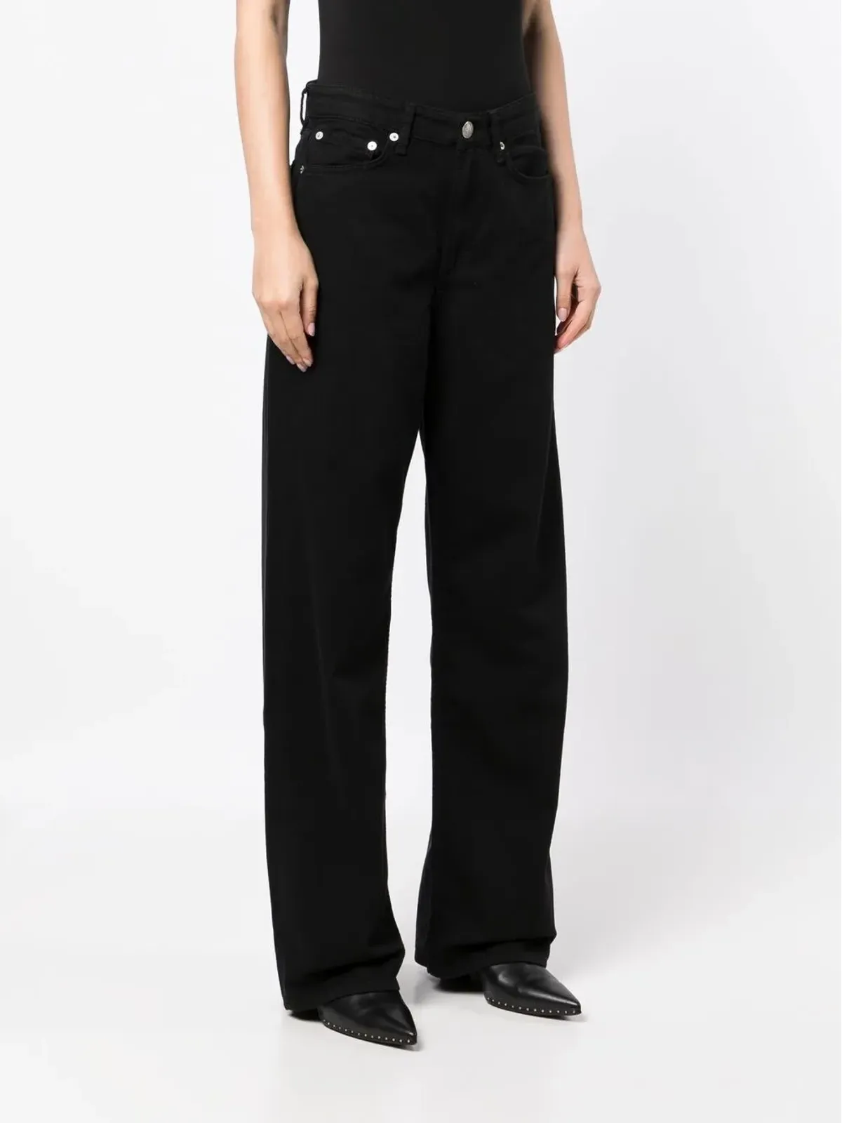 rag & bone ローガン ワイドレッグパンツ - 画像3