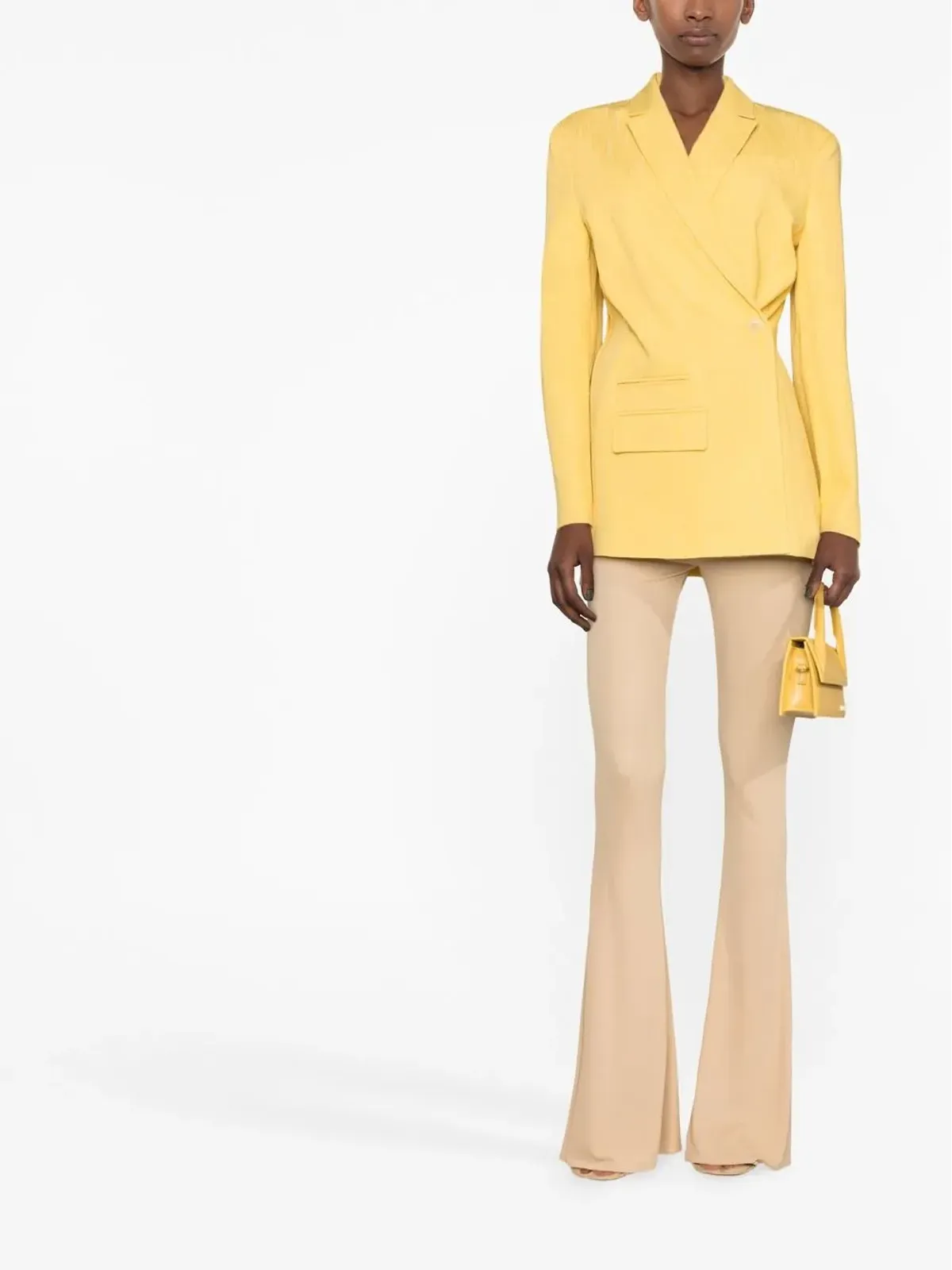 Jacquemus アシンメトリック ダブルブレストブレザー - 画像2