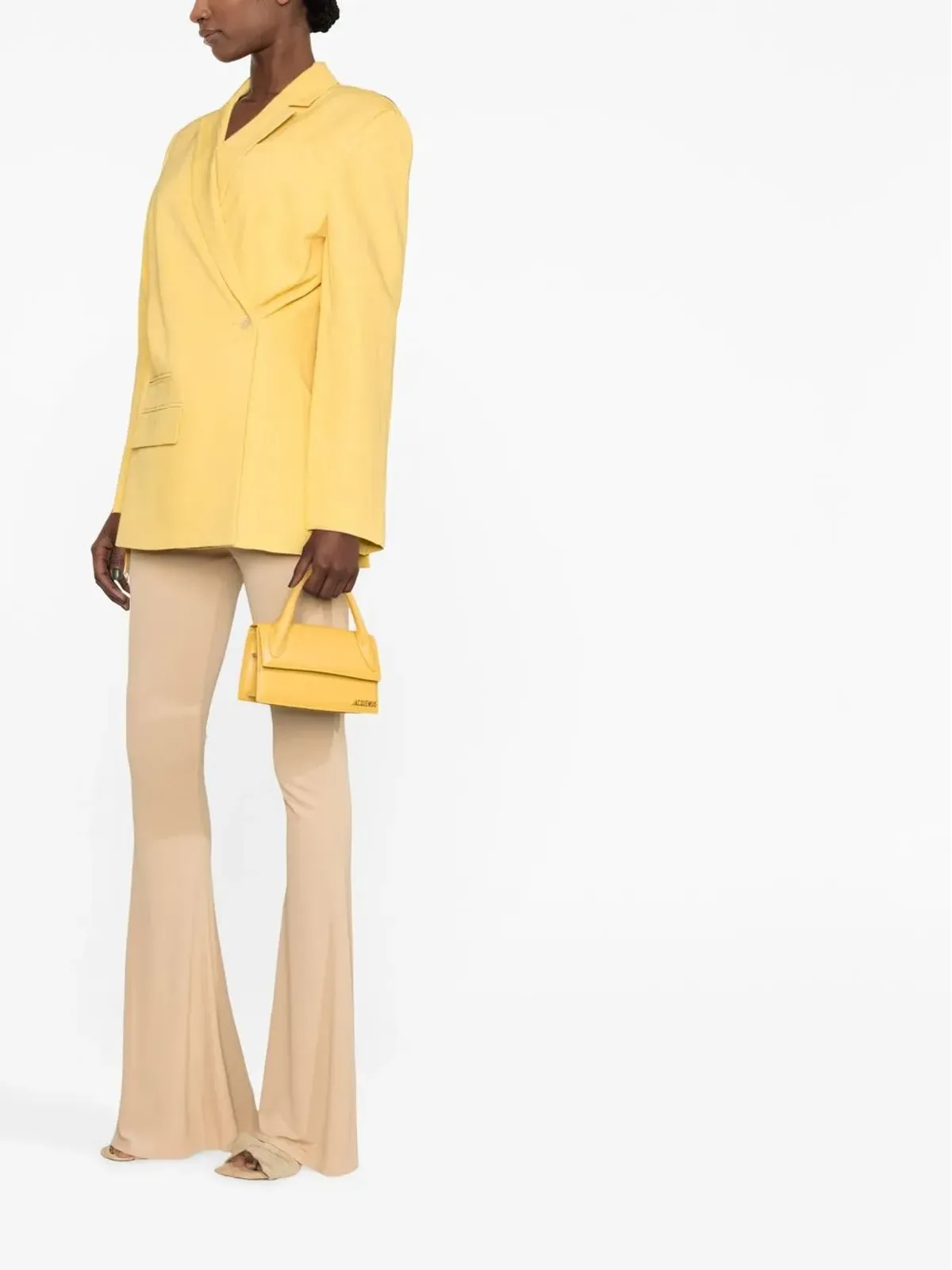 Jacquemus アシンメトリック ダブルブレストブレザー - 画像3