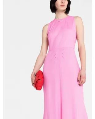Prada トライアングルロゴ マキシドレス - サムネイル5