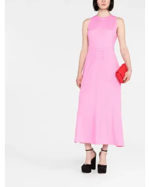Prada トライアングルロゴ マキシドレス - サムネイル2